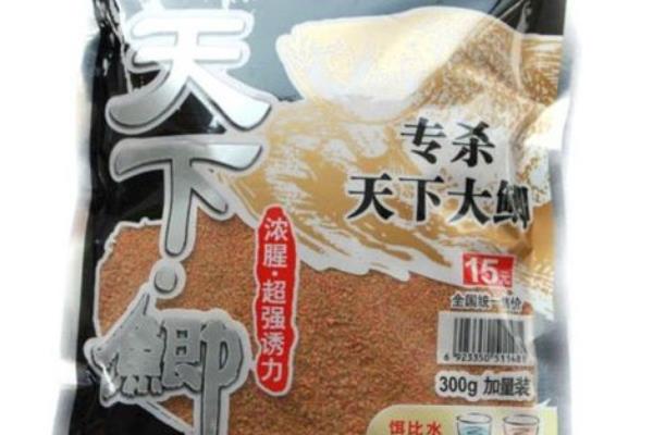 天下鲫饵料配方，通常可以和九一八野战篇、速攻2号等商品饵搭配使用