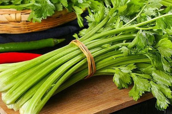 含维生素b2的蔬菜，有芹菜、茄子等
