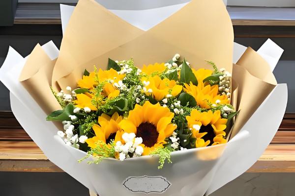 9支向日葵的寓意,寓意永远的等待、永久的守护等