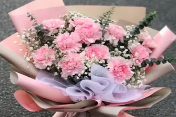 十朵康乃馨的寓意，寓意十全十美、美满幸福等