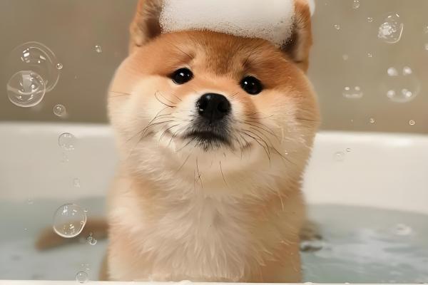 狗狗怀孕多久才可以洗澡，妊娠3周左右即可洗澡