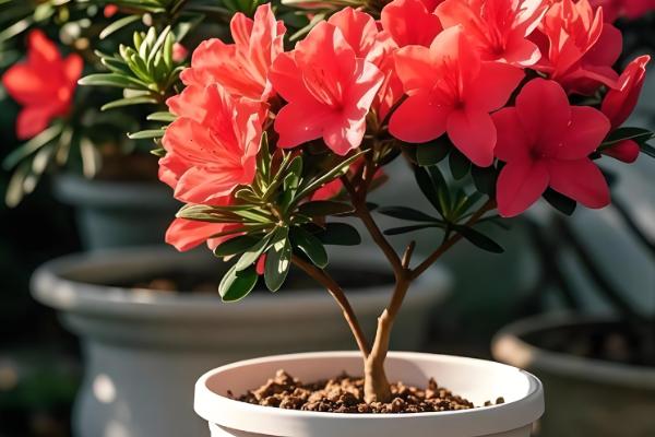 杜鹃花的颜色，分为粉红、紫色、深红色等类型