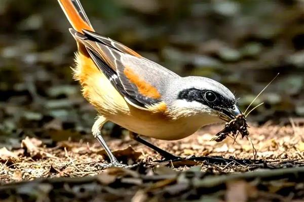 伯劳鸟怎么养才亲人，首先要挑选更容易养熟的雏鸟